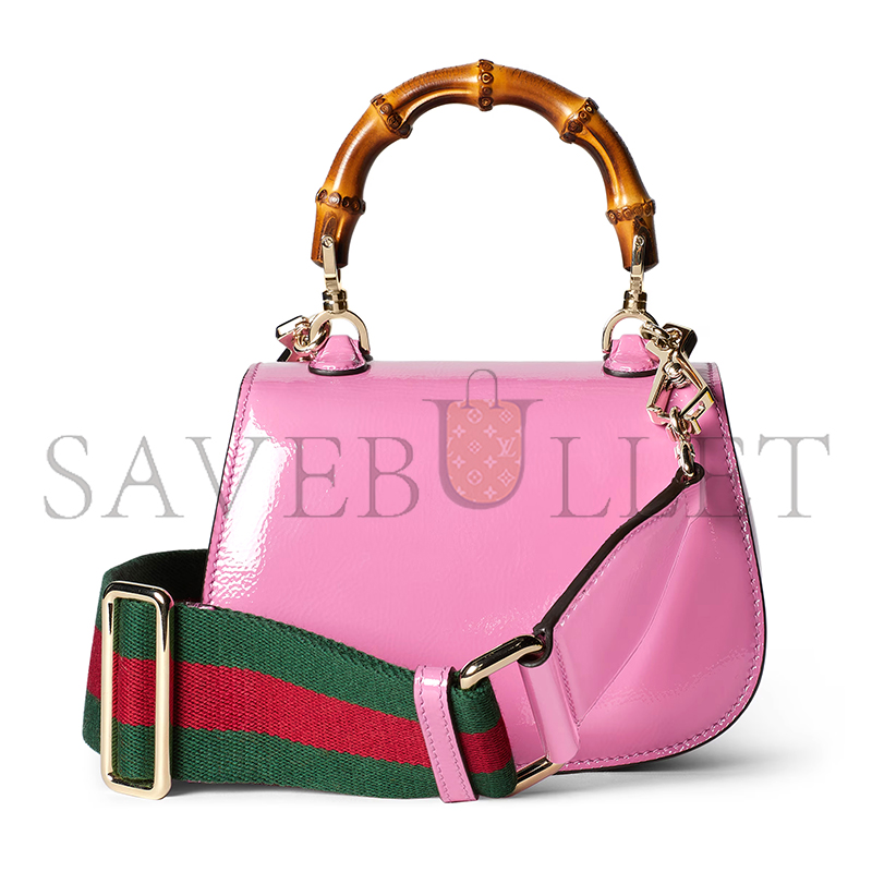 G*u*i bamboo 1947 mini python bag 786482 (17*12*7.5cm)